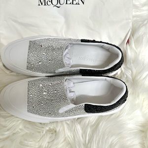 Alexander McQueen Cystal Slip-on